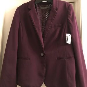 Dark Purple Blazer - The Limited